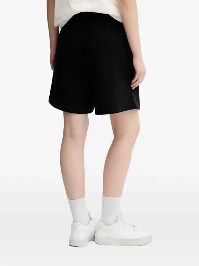 Inbetweeners Drawstring Embroidered Shorts In Black