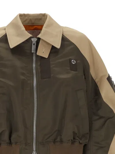 拼色飞行员夹克