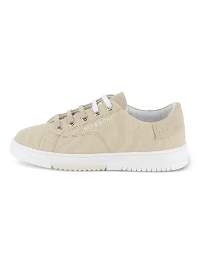 Givenchy Lace-up Logo-print Sneakers In Neutral