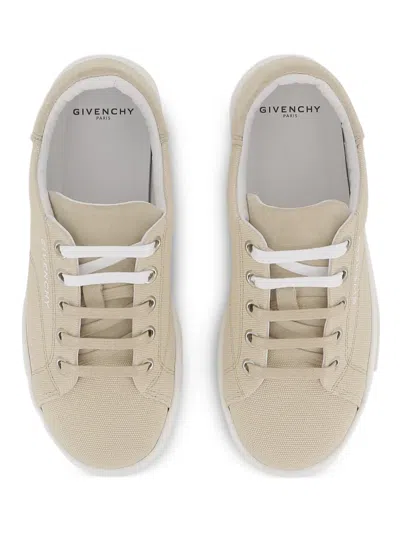 Givenchy Lace-up Logo-print Sneakers In Neutral