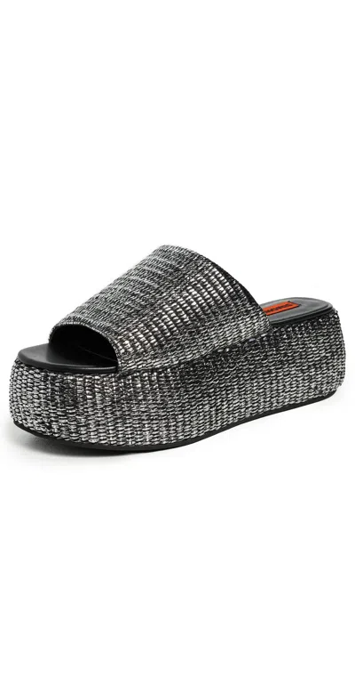 Simon Miller Cloudy Platform Sandal In Black