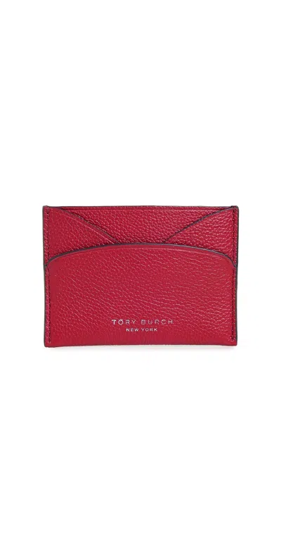Tory Burch Romy Leather Flat Card Case