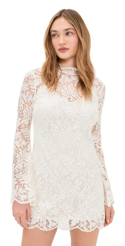 A.l.c Eden Lace Detailing Dress In White