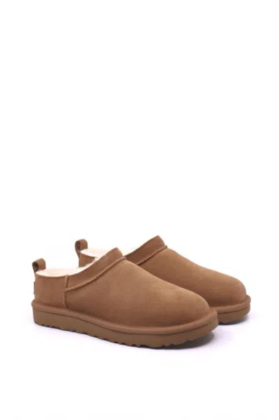 Ugg Classic Micro Mules In Brown
