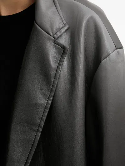 Mmc Studio Ombré Oversized Jacket In Gray