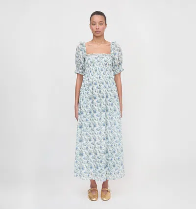 Hill House Home The Scarlett Midi Nap Dress In White