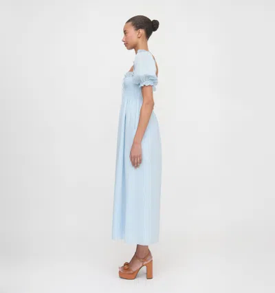 Hill House Home The Scarlett Midi Nap Dress In Blue