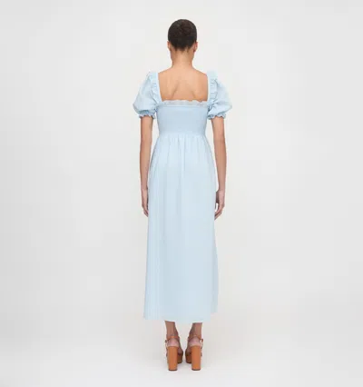 Hill House Home The Scarlett Midi Nap Dress In Blue