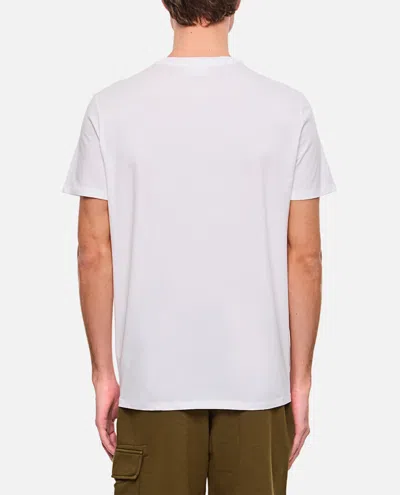 Lacoste Short Sleeve Crew Neck Pima Cotton Jersey T-shirt In White