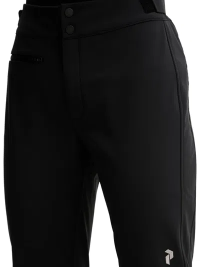 Peak Performance Buttoned Ski Trousers In Black