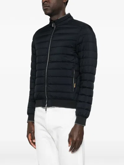 Moorer Zip Jacket In Black