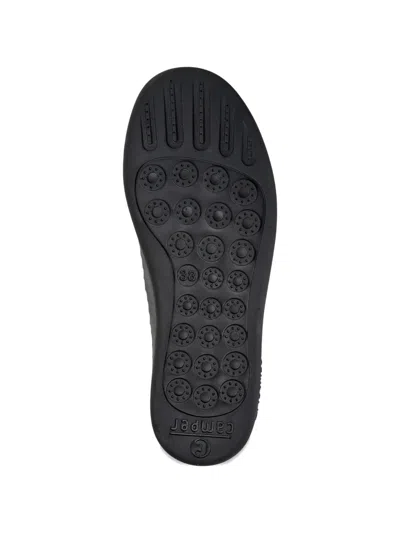 Camper Peu Touring Elasticated-strap Ballet Flats In Black