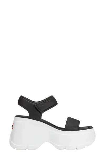 Hunter Abel Platform Sandal In Black