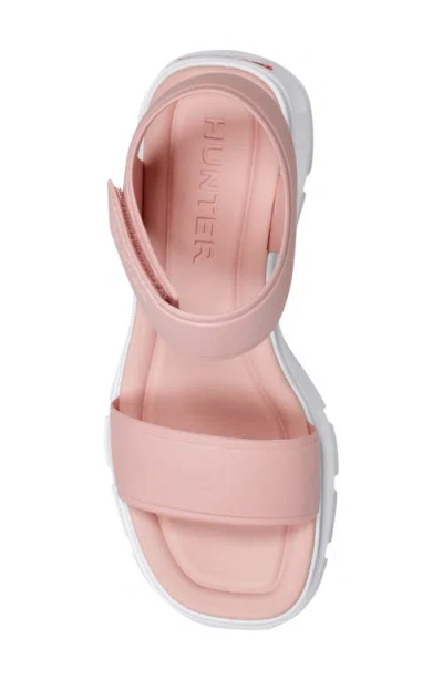 Hunter Abel Platform Sandal In Pink