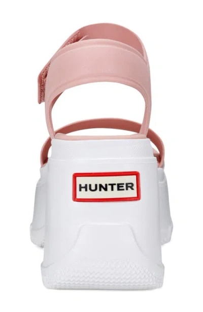 Hunter Abel Platform Sandal In Pink
