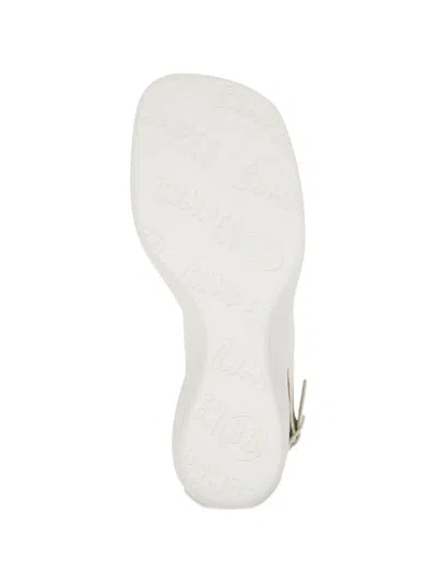 Camper Louise Slingback Platform Wedge Sandal In White