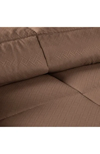 Superior Reversible Down Alternative Comforter In Brown