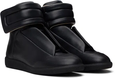 Maison Margiela Future Low Sneakers Ankle Length Rubber Sole In Black