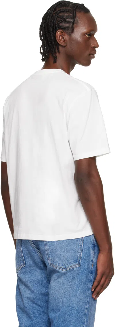 Studio Nicholson White Bric T-shirt In White