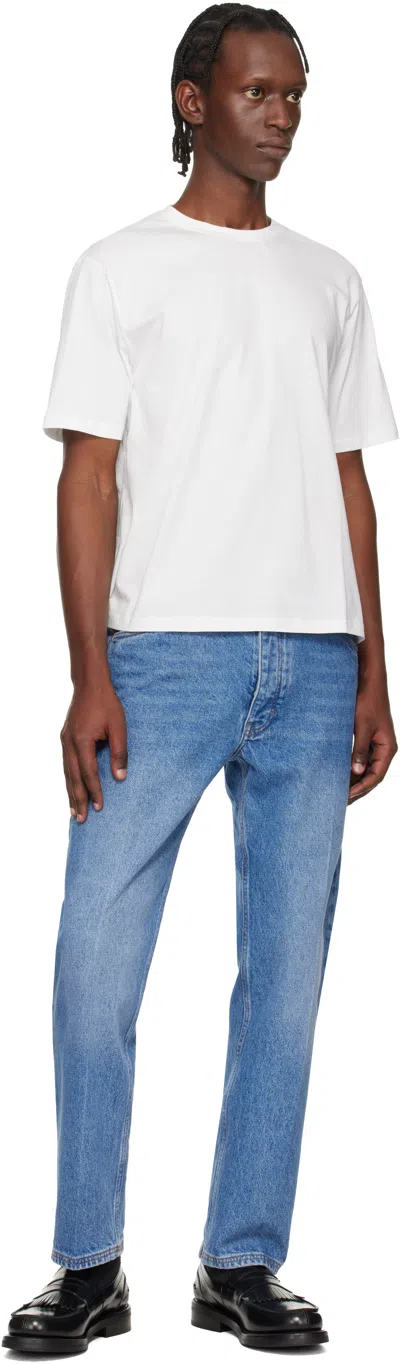 Studio Nicholson White Bric T-shirt In White