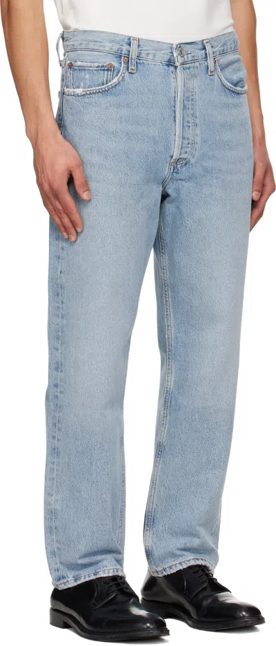 Agolde Blue 90's Jeans In Blue