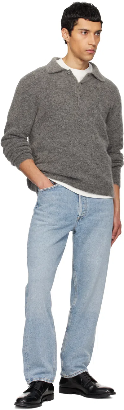 Agolde Blue 90's Jeans In Blue