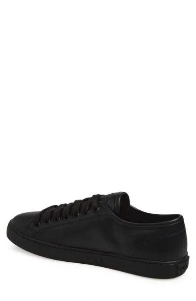 Prada Smooth Sneaker In Black