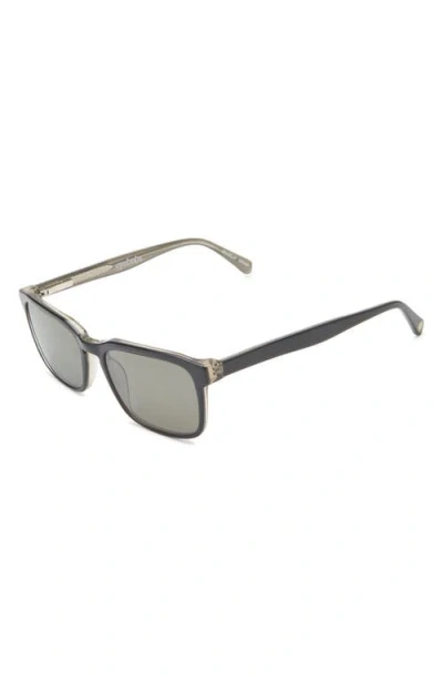 Eyebobs Seymour Glass 52mm Polarized Rectangular Sunglasses In Brown