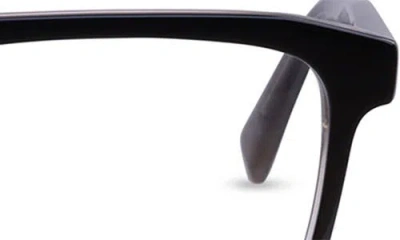 Eyebobs Seymour 52mm Rectangular Blue Light Blocking Glasses In Black