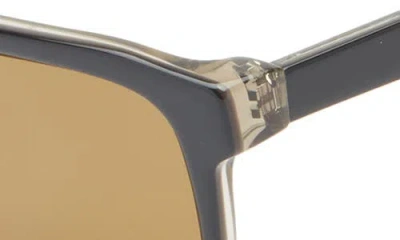 Eyebobs Seymour Glass 52mm Polarized Rectangular Sunglasses In Black