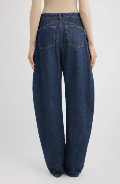 Alaïa Alaia Women Jeans With Rounded Design In Blue