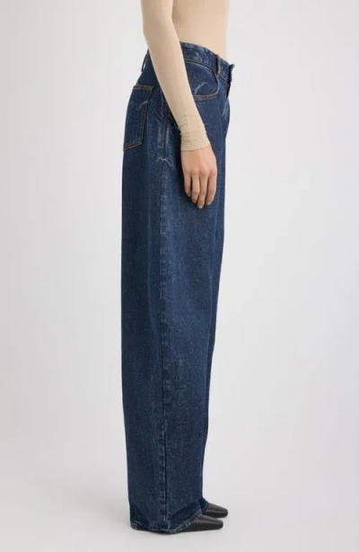 Alaïa Alaia Women Jeans With Rounded Design In Blue