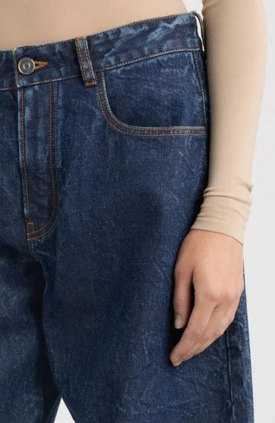 Alaïa Alaia Women Jeans With Rounded Design In Blue