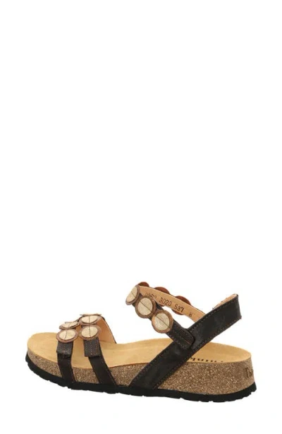 Think ! Koak Ankle Strap Sandal In Black