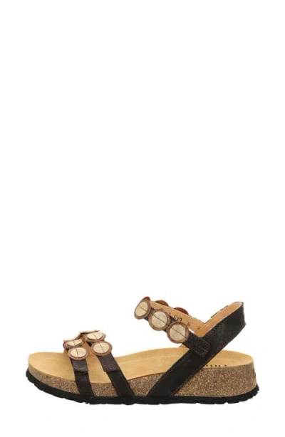 Think ! Koak Ankle Strap Sandal In Black