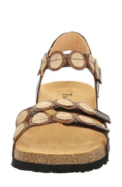 Think ! Koak Ankle Strap Sandal In Black