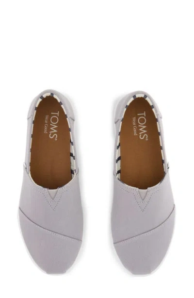 Toms Asher Platform Slip-on Sneaker In Gray