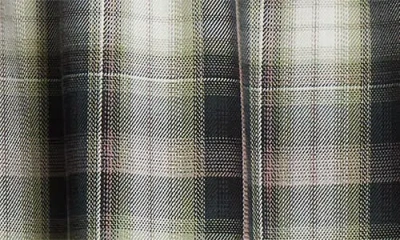 Acne Studios Izetta Checked Midi Skirt In Black