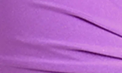 Sunshine 79 Solid Underwire Bra Top In Purple