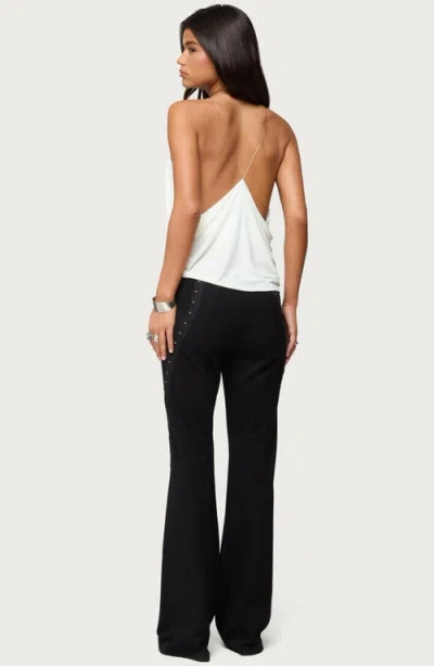 Edikted Ainsley Wrap Front Top In White