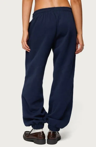 Edikted Jayce Sweatpants In Blue