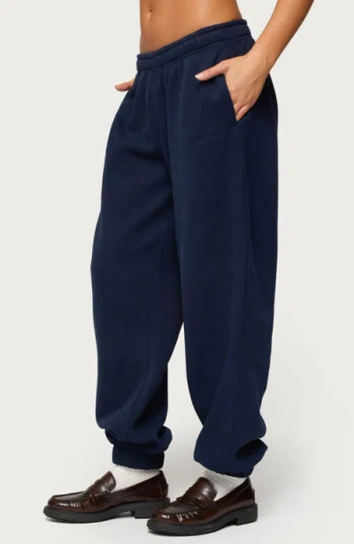 Edikted Jayce Sweatpants In Blue