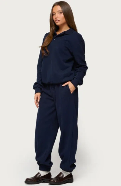 Edikted Jayce Sweatpants In Blue