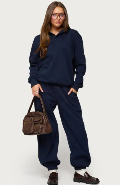 Edikted Jayce Sweatpants In Blue