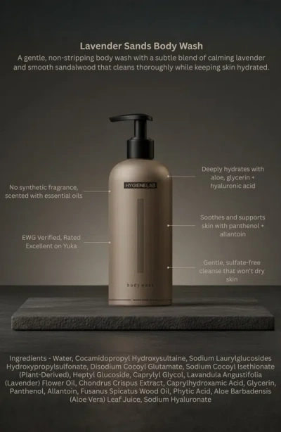 Hygienelab Lavender Sands Body Wash In Neutral