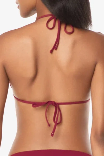 Helen Jon Tortoise Ring String Top In Red