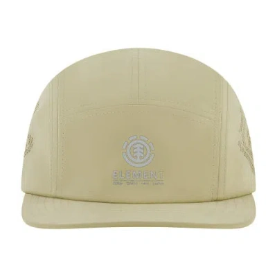 Element Soft Poly Twill Camper Cap Athletic 5-panel Style In Neutral