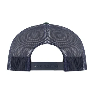 Element Flat Brim 6-panel Mesh Back Cap In Green