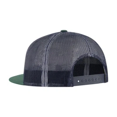 Element Flat Brim 6-panel Mesh Back Cap In Green