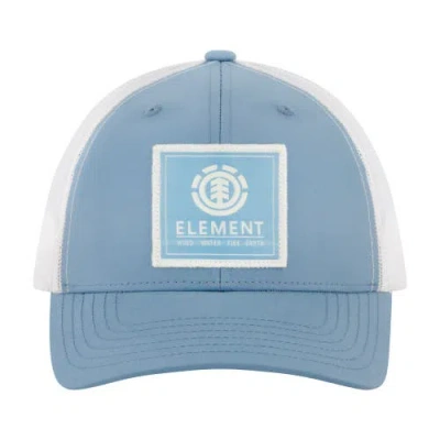 Element 6-panel Mesh Back Cap With Curved Brim In Blue